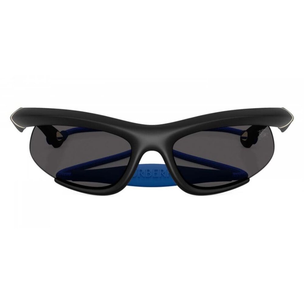 NEW BURBERRY SUNGLASSES UNISEX BE4462 3452/87 BLACK BE4462 345287 WITH CHAIN - Picture 2 of 3